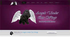 Desktop Screenshot of angelsunderourwings.com